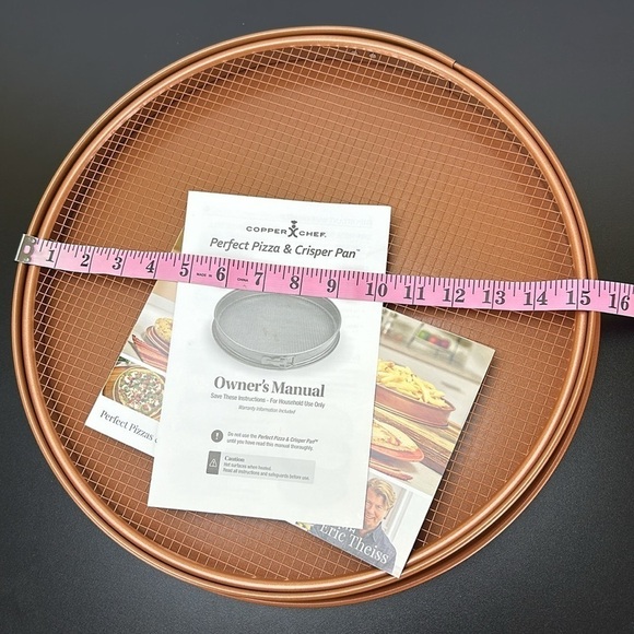 Copper Chef Perfect Pizza & Crisper Pan Guilt Free Fried Favorites - Picture 6 of 9